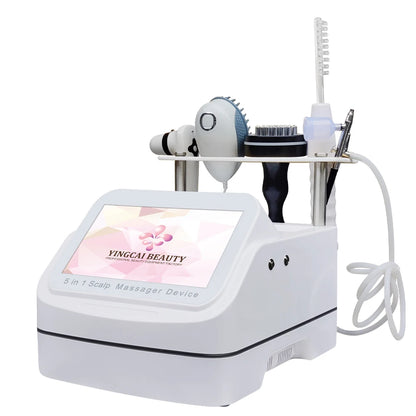 Silicone Scalp Massager Electric Brush for Hair Growth Red Light Therapy Hair and Scalp Analysis Machine