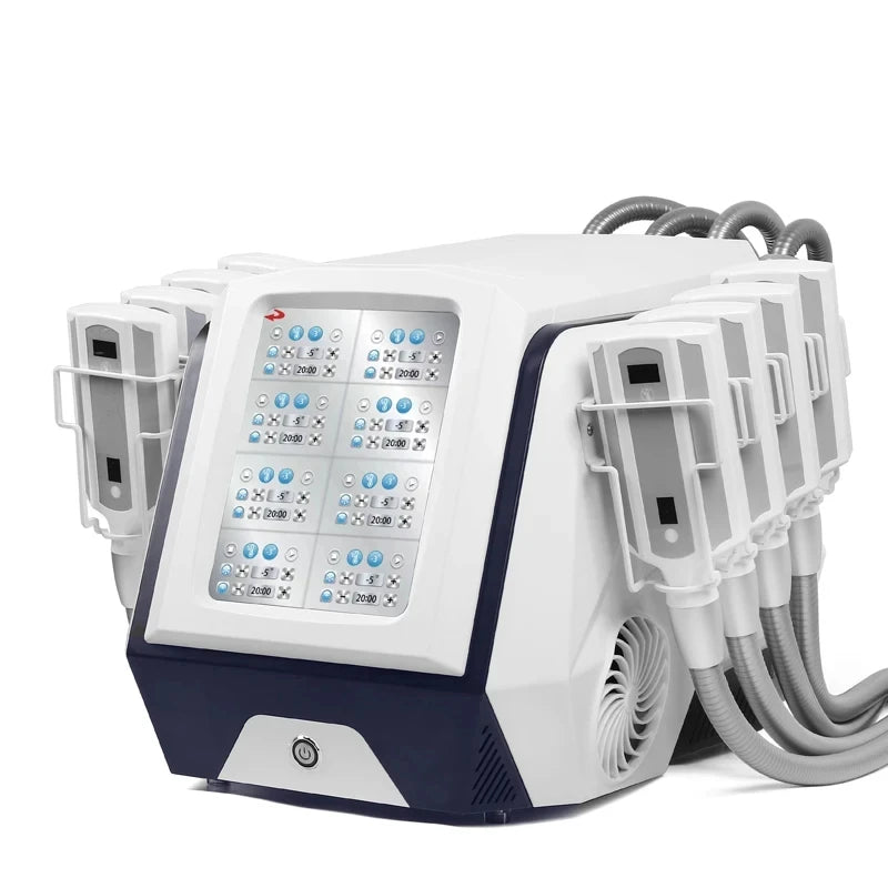 Portable Ice Sculpture Machine 8 Board cryo slimming machine Fat Reduction Cryotherapy Cellulite Removal Body Sculpting Machine