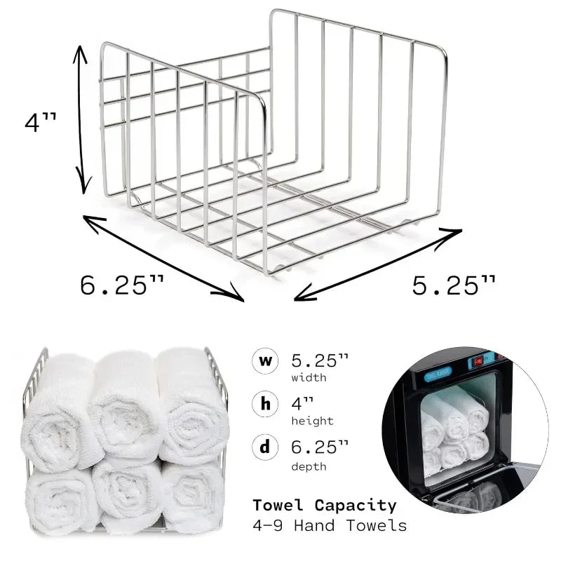 5L 2 in 1 Hot Towel Warmer UV Treated Hygienic Cabinet Home Bath Towel Warmer with Aluminum Chamber Hotel Disinfection Cabinet