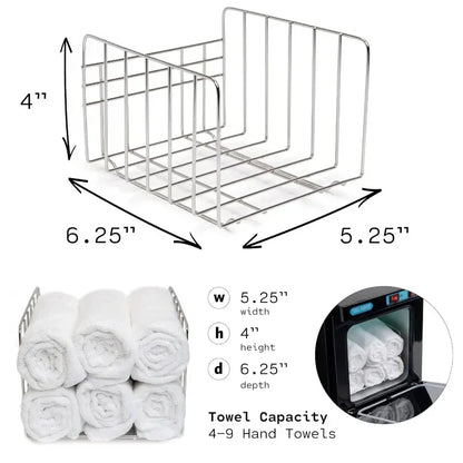 5L 2 in 1 Hot Towel Warmer UV Treated Hygienic Cabinet Home Bath Towel Warmer with Aluminum Chamber Hotel Disinfection Cabinet