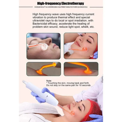 multifunction beauty equipment facial Ultrasonic Vacuum Galvanic High Frequency Spray Facial Machine