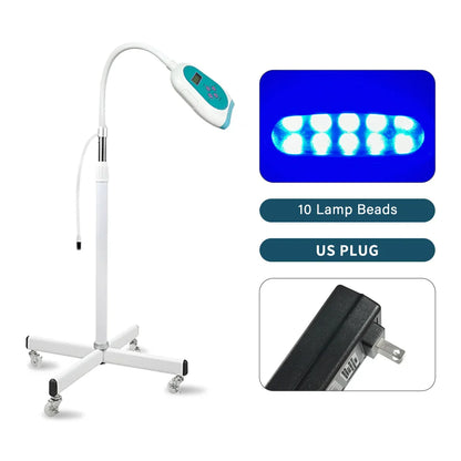 50W teeth whitening instrument touch screen 10 lamp beads floor four rounds smoke stained teeth bared white dental equipment