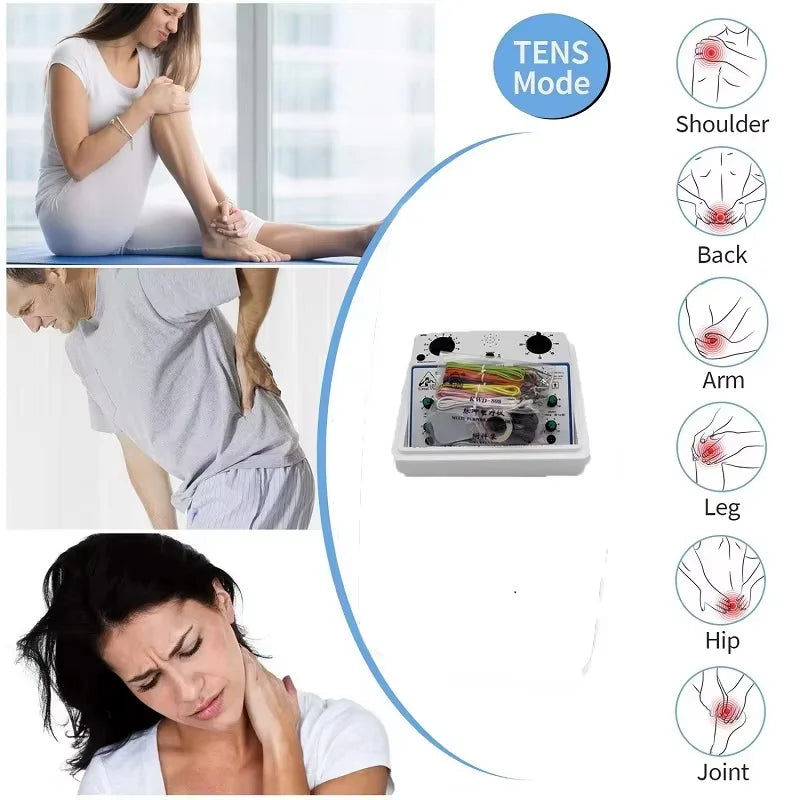 TENS Unit EMS Muscle Stimulator KWD808-I Nerve and Muscle Electro Acupuncture Therapy 6 Waveforms 6 Output EMS Massager