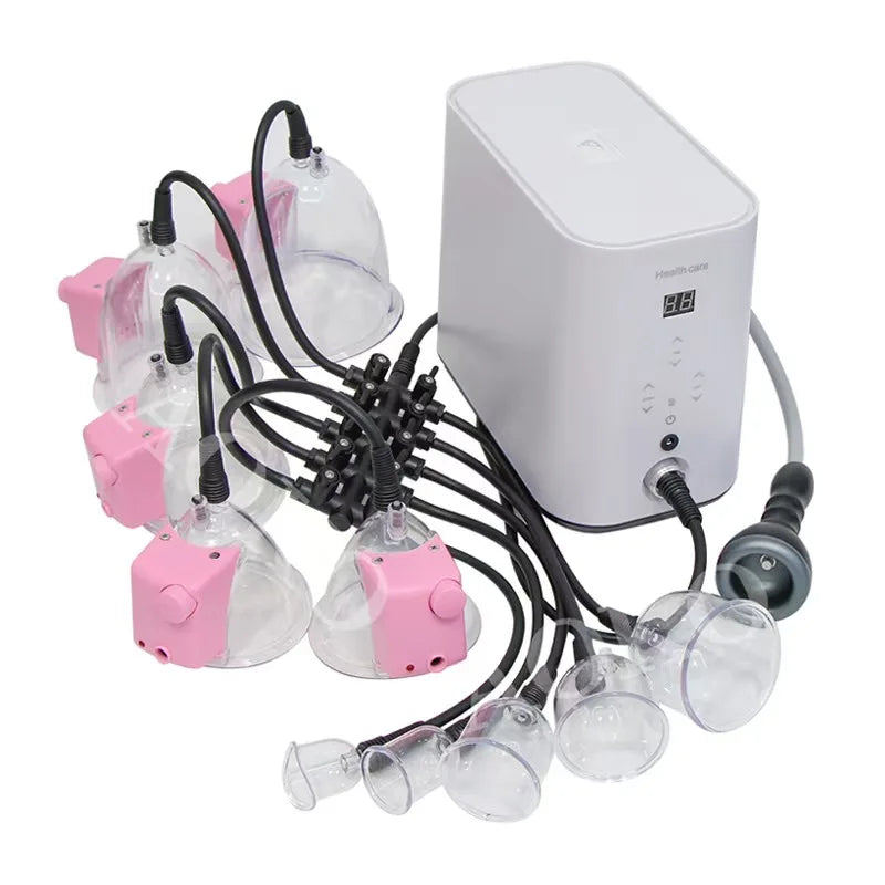 2025 House Use Multifunctional Vacuum Cupping Scraping Breast Enlargement Butt Enhancement Heating Therapy Massager Pumps Device