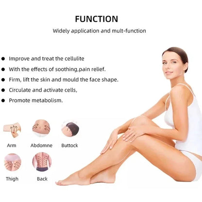 5-in-1 Ultrasonic Ultrasonic Fat Body Slimming Machine Weight Loss Beauty Instrument Negative Pressure Multi-function Shaper