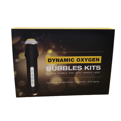 2025 Latest Box Set CO2 Bubble Oxygenation Capsules Pods Rechargeable Oxygen Skin Tightening Facial Machine With Pods And Gels