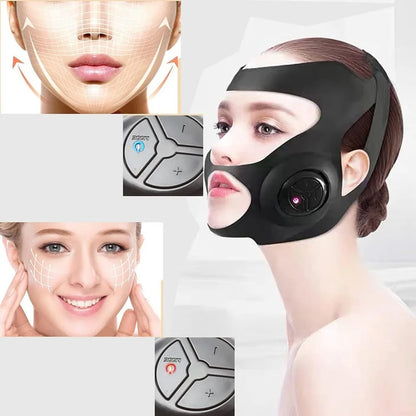 V-Face Massager 3 Massage Modes Face Lifting Machine Microcurrent Facial Massager Device Facial Chin Lift USB Charged