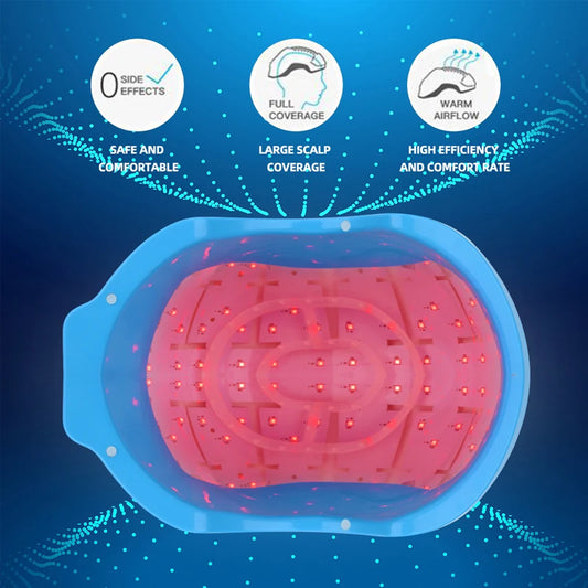 Portable Led 808 Diodes Laser Red Light Hair Growth Laser Hair Regrowth Therapy Helmet