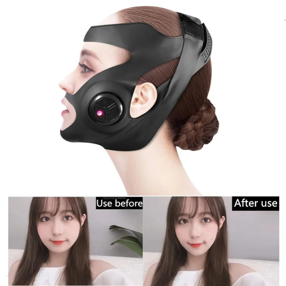 V-Face Massager 3 Massage Modes Face Lifting Machine Microcurrent Facial Massager Device Facial Chin Lift USB Charged