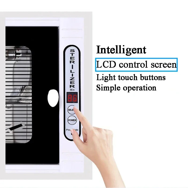 UV Ozone Disinfection Box Ultraviolet Rays Cabinet Sterilizer Disinfection Tools For Nail Tools Beauty Salon Barber Shop Towel