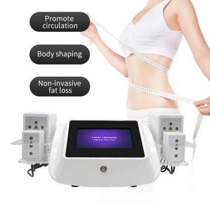 Professional Lipo Laser Red Light Physiotherapy System Shape Loss Fat  Lifting 635-650NM wavelength Abdomen Waist Legs FatBurner