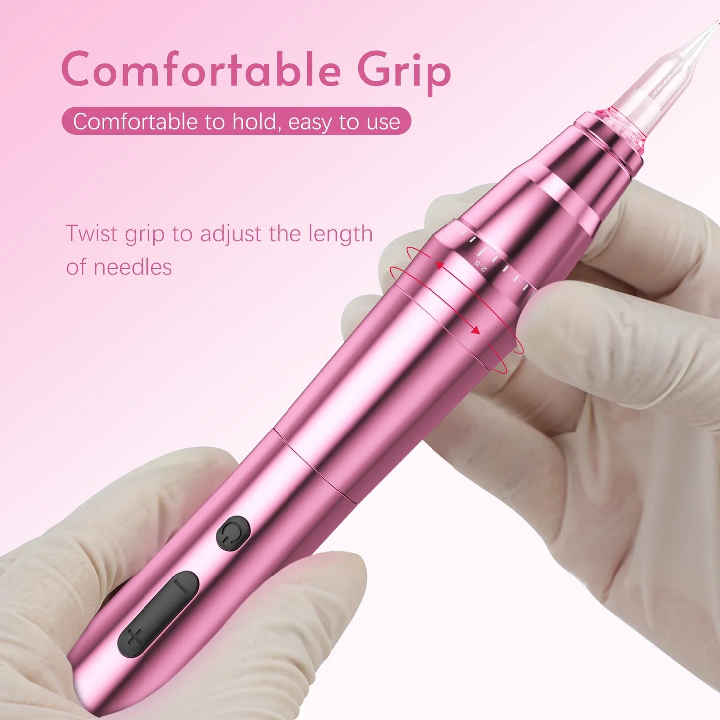 Biomaser TP010 Wireless Tattoo Machine SPMU Machine Kits Eyebrow Digital Permanent Makeup Dermografo Microneedling Machine Pen